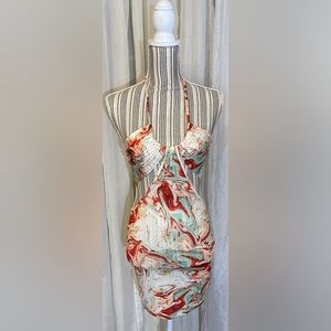 Marble mini dress